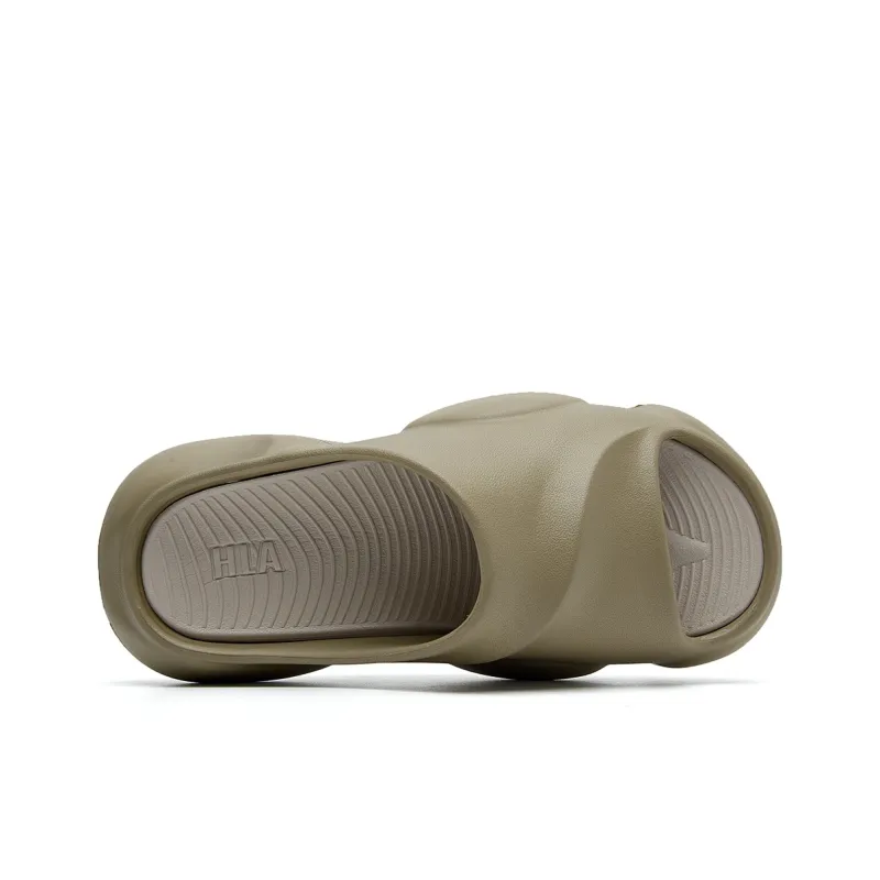 HLA Slide Slippers Men Black/White/Sand-12
