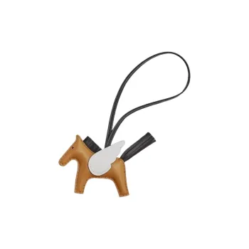 HERMES Leather Pendants Unisex Brown