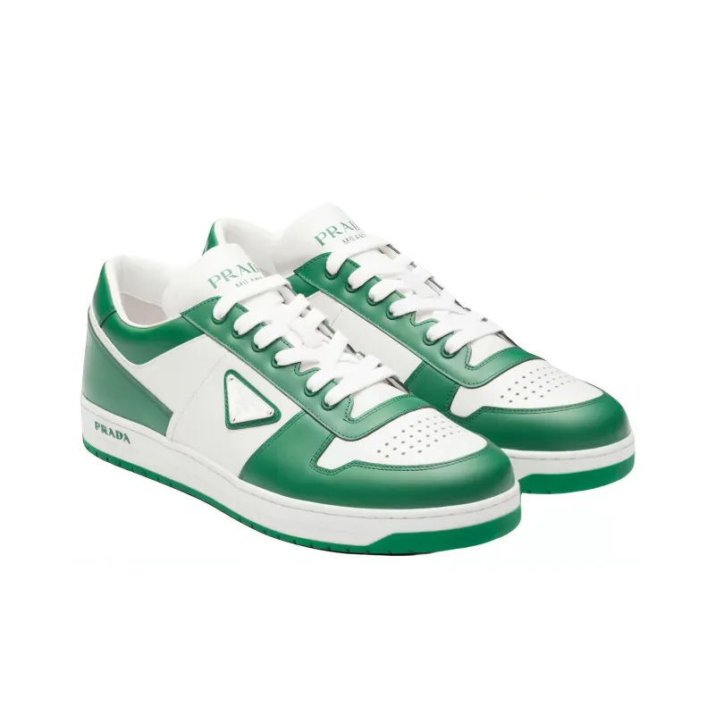 PRADA Downtown Trainers 'White Green' Women's-1