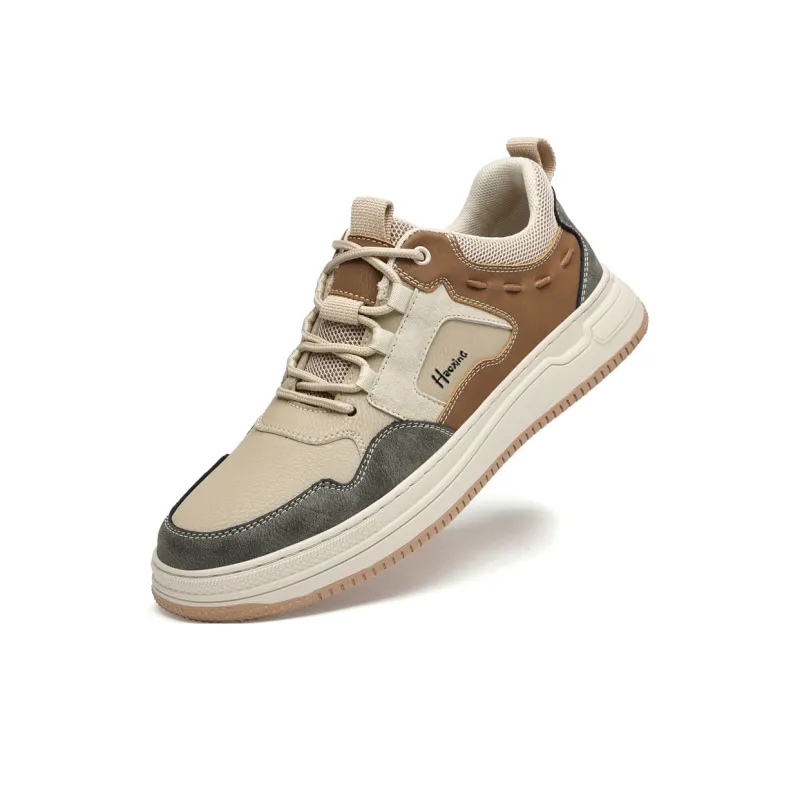 Extravagant Breathable Wear Resistant Cushioning Height Increasing Low Top Skateboard Shoes-6