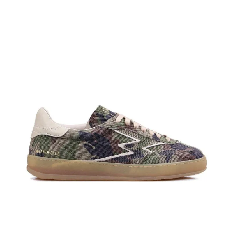 MOA MASTER OF ARTS Low-Top Skateboard Shoes Unisex Green Camouflage-1