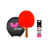 Shakehand Grip+3 Balls+Racket Bag