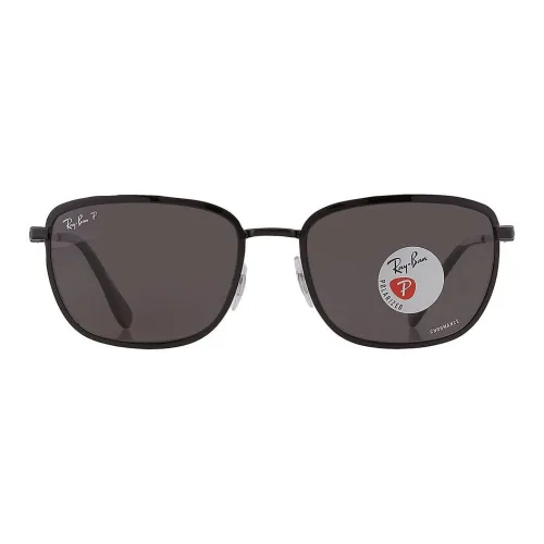 RayBan Metal Oval Sunglasses Women's Black