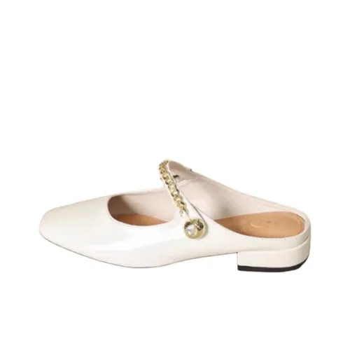 JOSINY Rubber Sole Slip Resistant Wrap toe Slippers Women's