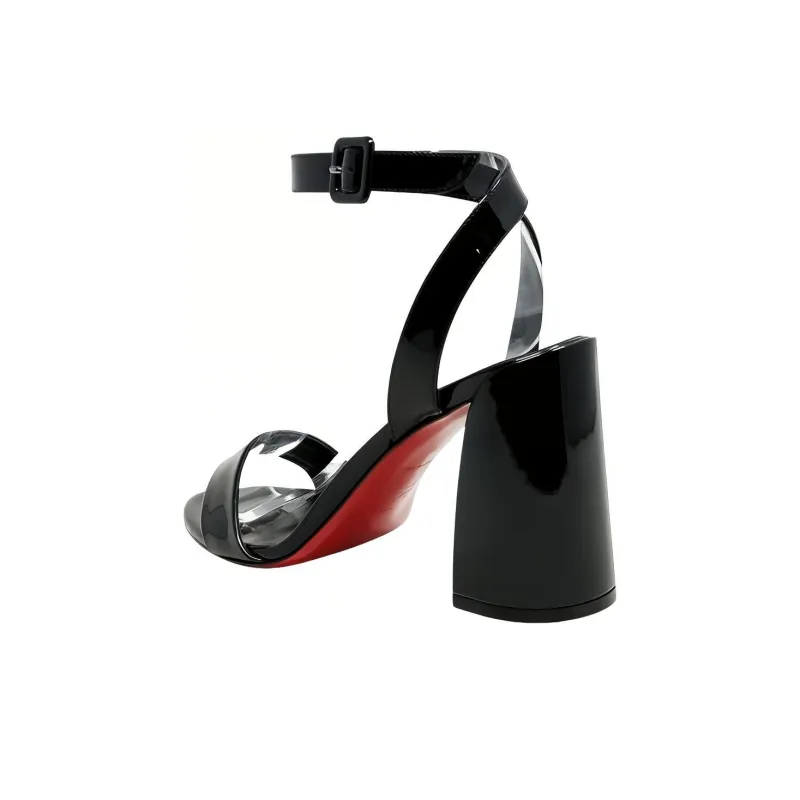 CL One Strap Sandals Women's Black-3
