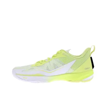 DECATHLON Anti-Slip Wear-Resistant Low-Top Badminton Shoes Men's Colored Glaze Gold