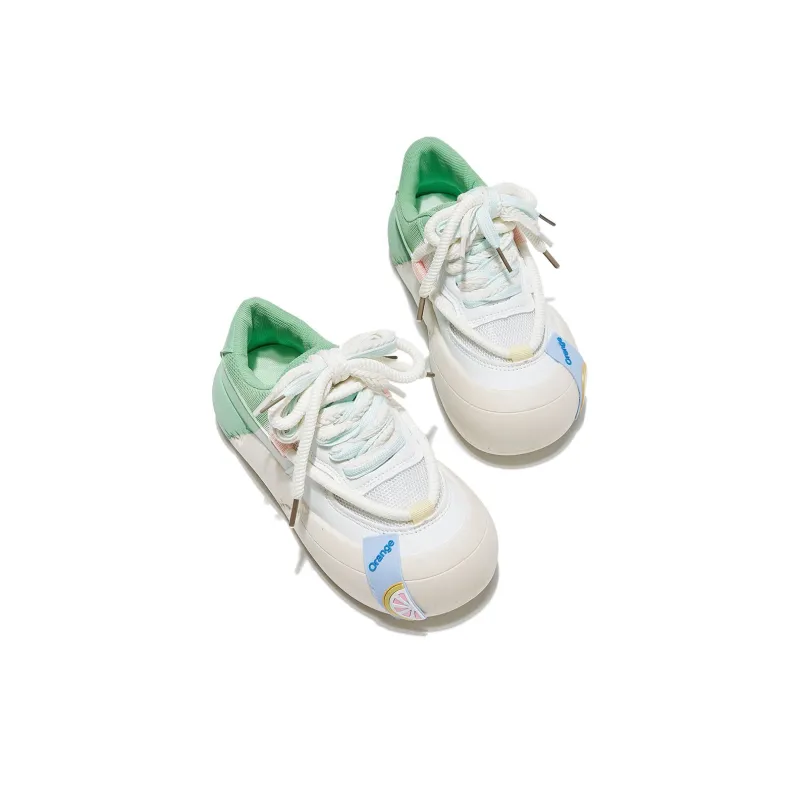 Yiya Dopamine Dressing Fashionable Versatile Low-Top Skateboard Shoes Women's-23