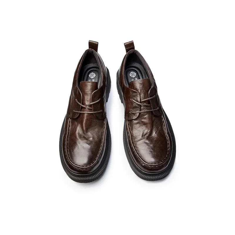 LEYGMENLG Men's Casual Shoes Men Low Top Black-8