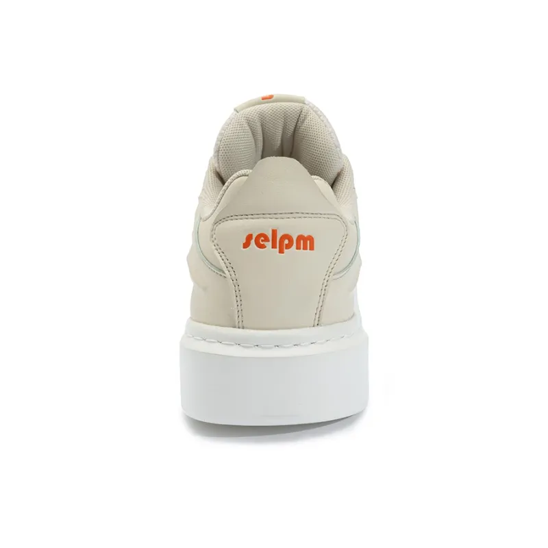ABCIU Slip Resistant Cushioning Wear Resistant Low Top Skateboard Shoes Unisex Beige-5