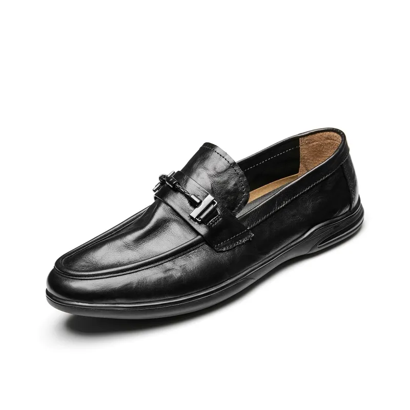 LEYGMENLG Loafers Men Black/Red Coffee-0