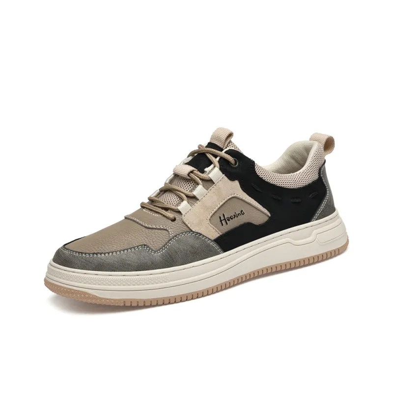 Extravagant Breathable Wear Resistant Cushioning Height Increasing Low Top Skateboard Shoes-1