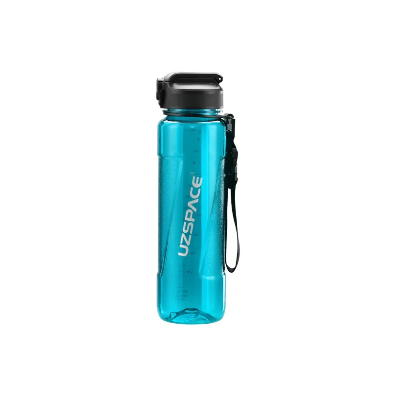 UZSPACE Outdoor Water Equipment Outdoor Water Bottle 850 1000ml Sports Fitness Tritan Material PP-10