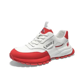 Kolumb Slip Resistant, Waterproof, And Breathable Low Top Casual Shoes Men's White Red
