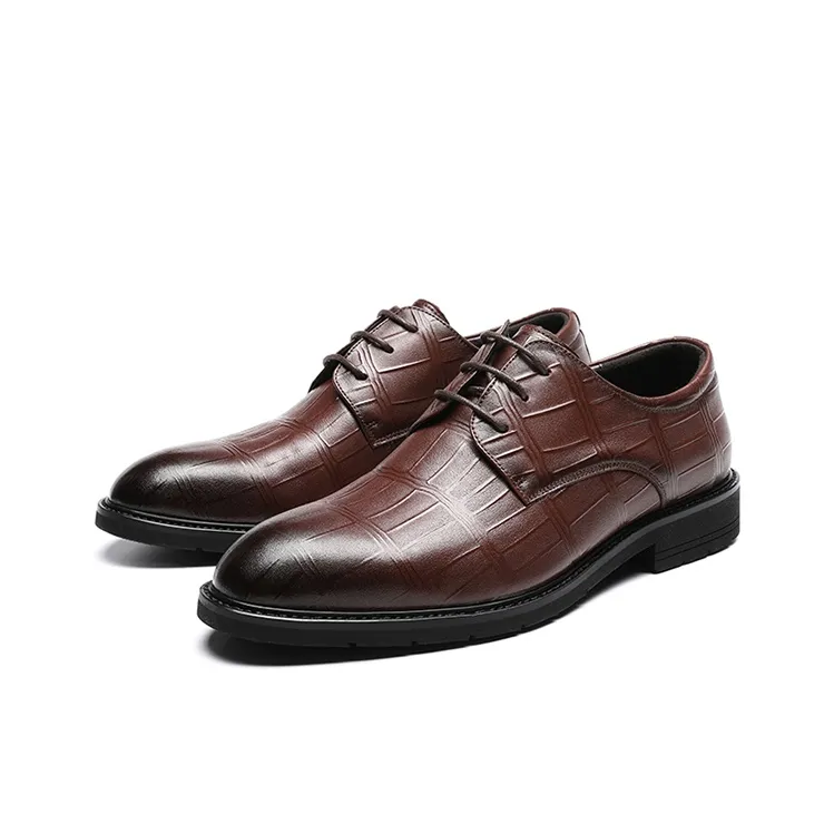 RED DRAGONFLY Height Increasing Leather Shoes Men's-26