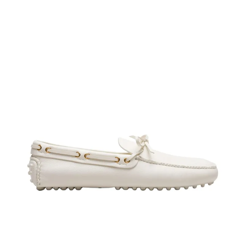 Car Shoe The Original Beanie Shoes Men's White-1