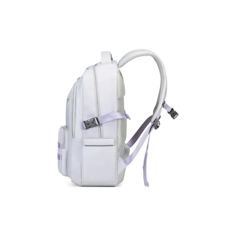 ZUOFEIFAN Nylon Backpacks Unisex Gray Green/Gray Purple-10