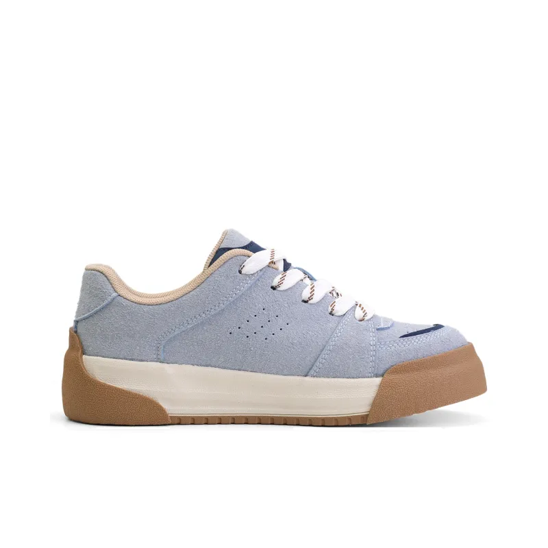 DEERWAY Cushioning Coverage Height Increasing Wear-Resistant Lightweight Breathable Low-Top Skateboard Shoes Women's-2