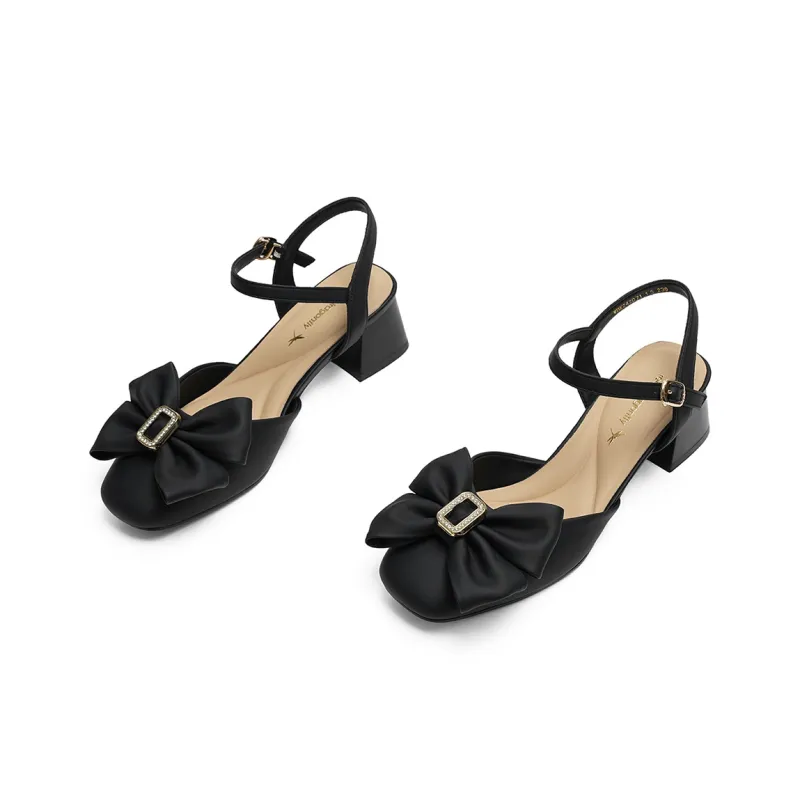 RED DRAGONFLY Casual Shoes Fashion Apparel Shoes Roman Sandals 5.5cm Heel Women's Black/Ecru/Apricot-3