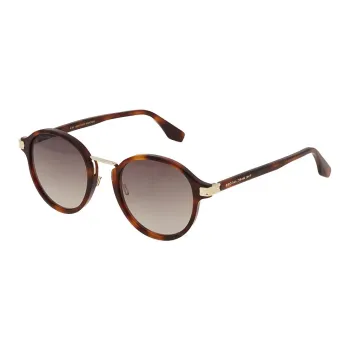 MARC JACOBS Acetate Round Sunglasses Men's Havana/Gold