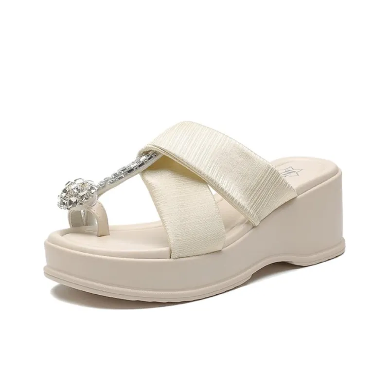 DUSTO Beach Sandals Women's Apricot/Gold/Black/Silver-4
