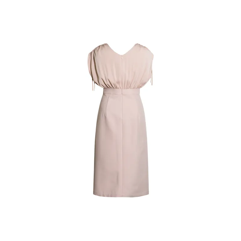 ROEYSHOUSE Short Sleeved Dresses Women's Soft Pink-1