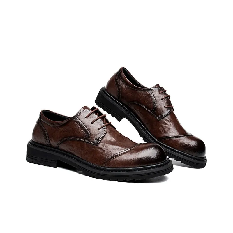 Cachiotti Men's Casual Shoes Men Low Top Black/Brown-8