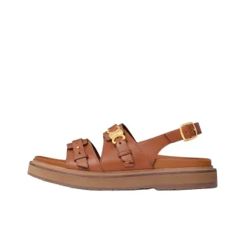 CELINE Strap Sandals Women's Brown