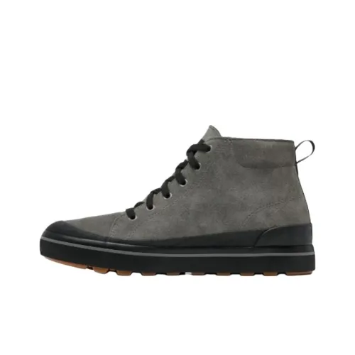 SOREL Skateboard Shoes Men High-Top Gray