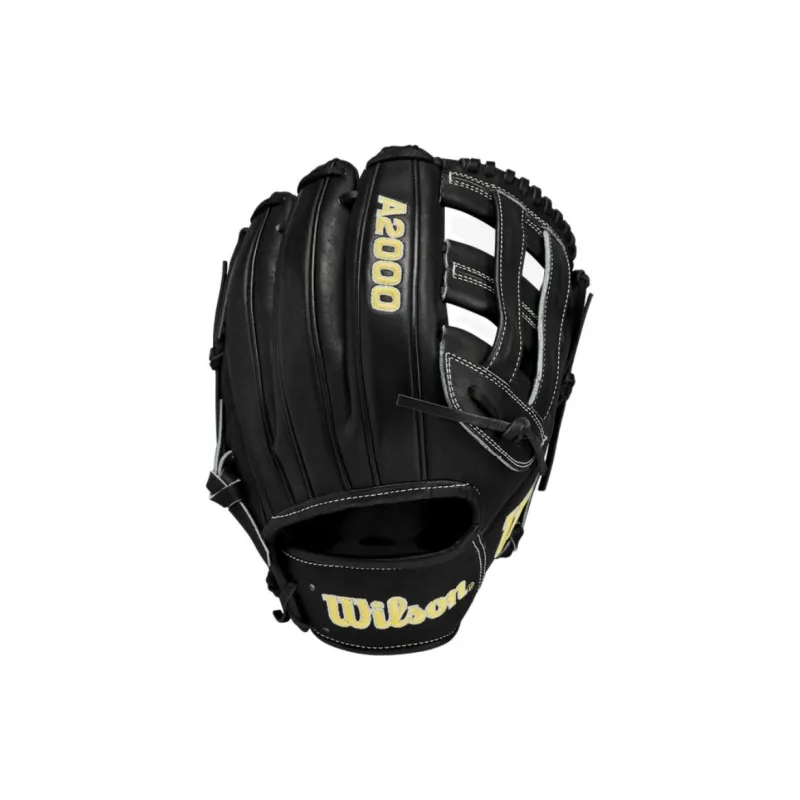Wilson Baseball Gloves Pitching Glove Top Grain Cow Leather 11.5 Inches Unisex Black-0