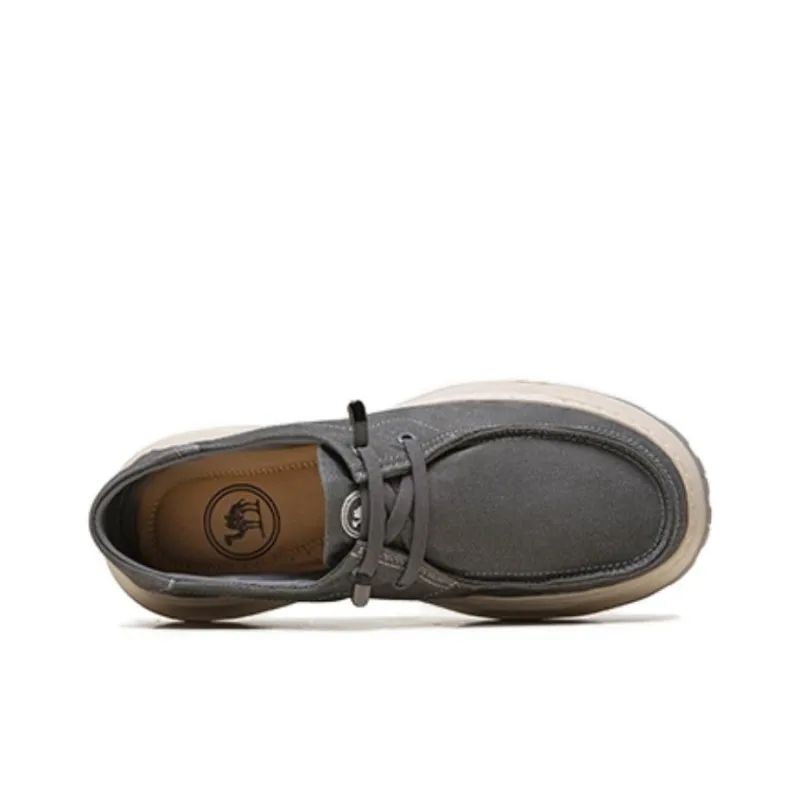 CAMEL Cushioning Breathable Lightweight Height Increasing Low-Top Casual Shoes Men's-4
