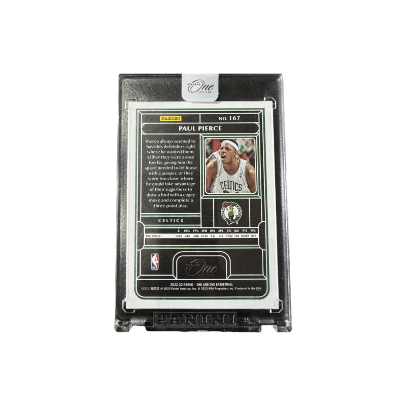 PANINI Celtic Team Pierce Silver Fold One And One 99 Mesh Rare Card Quality All Pass Sports Cards 1 Piece-1