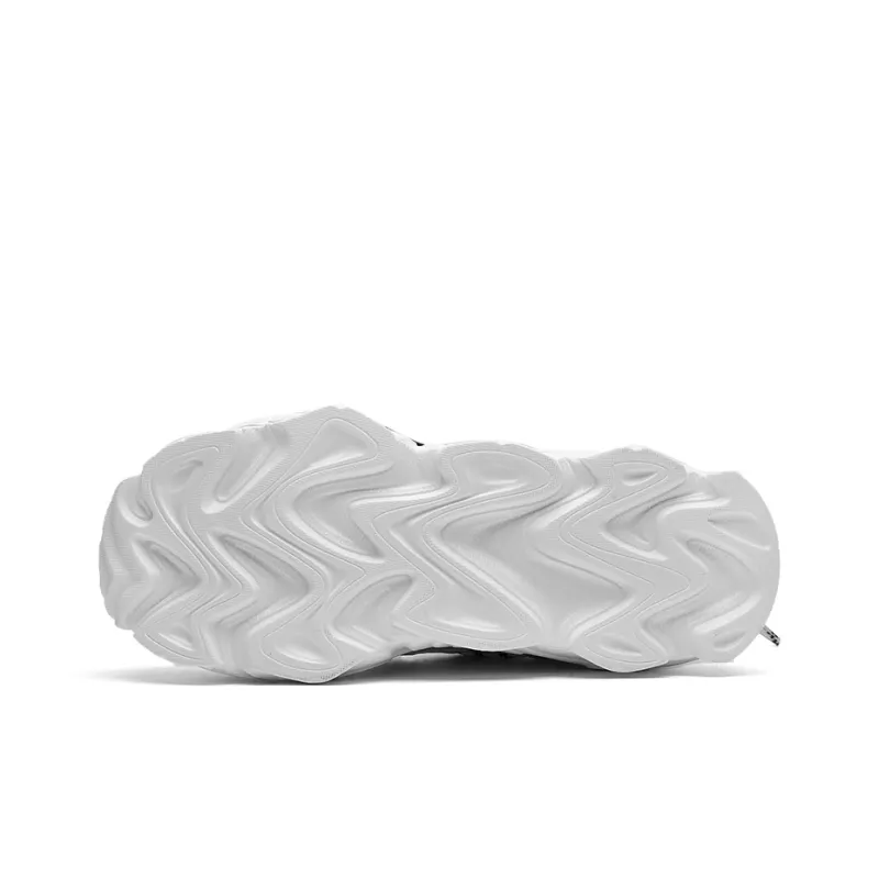 DEVIL AND ANGEL Breathable Height Increasing Low-Top Chunky Sneakers Unisex White-2
