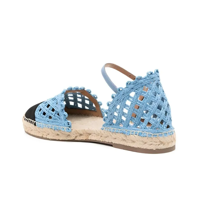AQUAZZURA Sunburst Crochet knit Espadrilles Women's-1