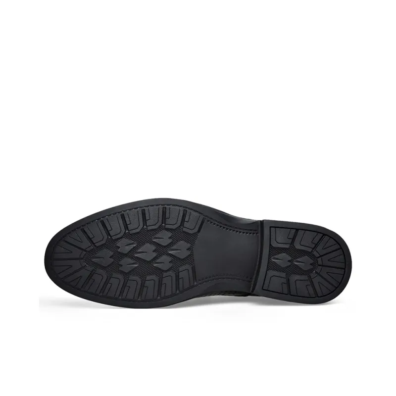 SHUPATE Dress Shoes Men Low Top Black, Brown-4
