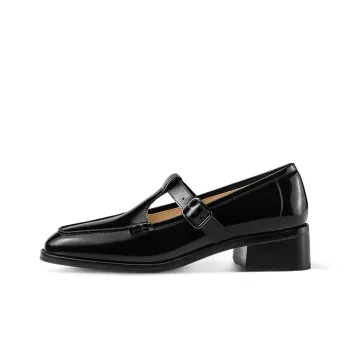 7or9 Cocoa Shortbread Casual Single Shoes 3.5cm Women's Black