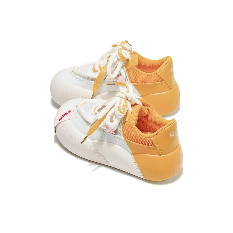 Yiya Dopamine Dressing Fashionable Versatile Low-Top Skateboard Shoes Women's-2