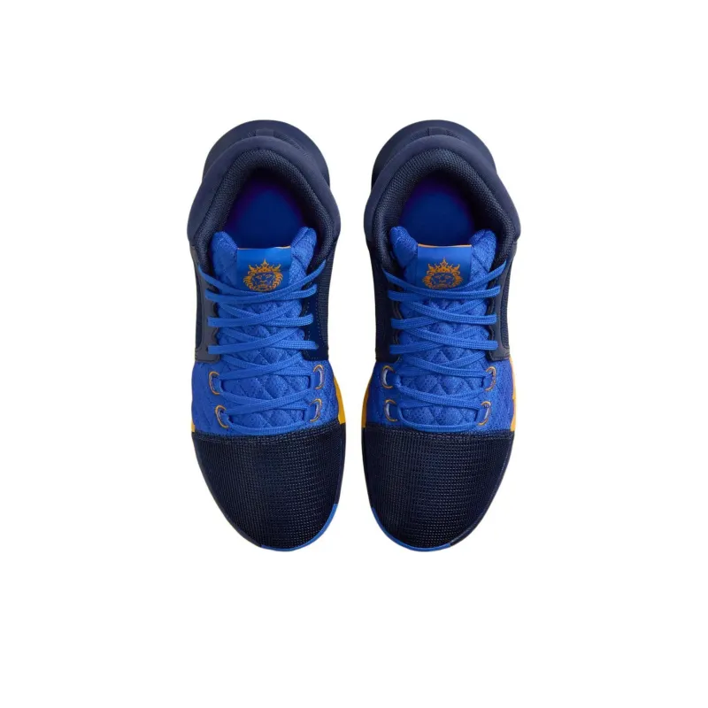 Nike Witness 8 Cushioning Anti-Slip And Wear-Resistant Low-Top Basketball Shoes Men's Black Blue-3