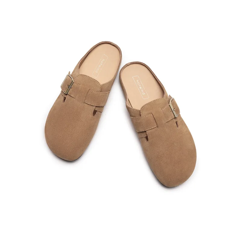 Hotwind Pinecone Grey Series Slip Resistant Closed Toe Slippers Women's-2