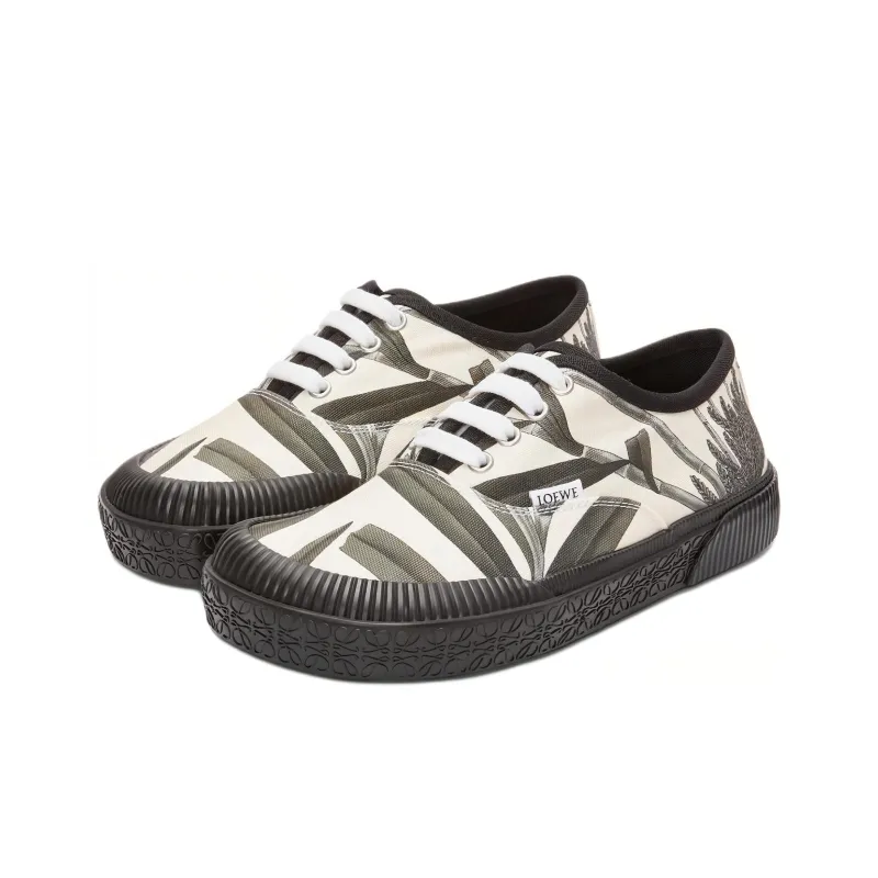 LOEWE Women's Terra Vulca Lace-Up Sneaker Wide 'Printed Floral'-2