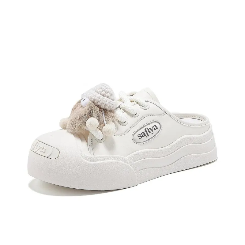 XINGQILIUQIXIA x Safiya Wrap toe Slippers Women's-5