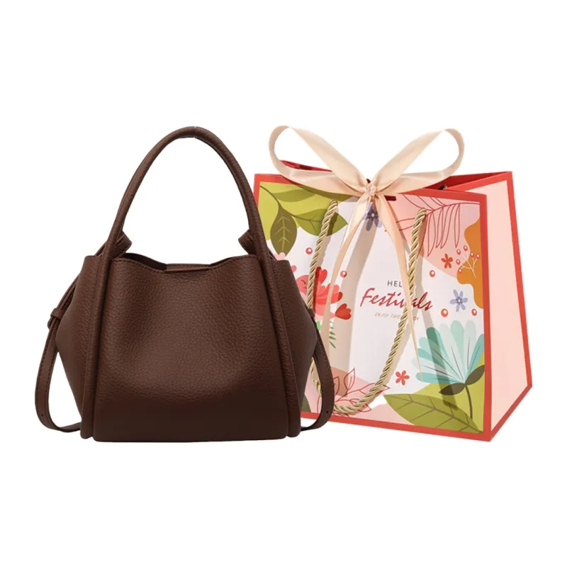 Cwatcun PU Shoulder Bag, Crossbody Bag, Handbag Regular Women's Ecru/Khaki/Black/Coffee-18