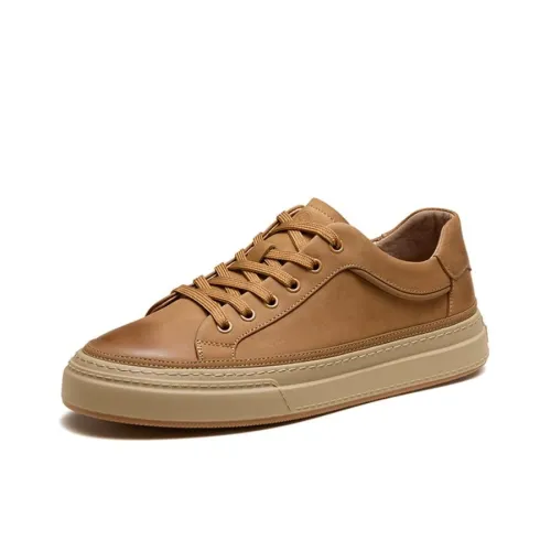 CAMEL Skateboard Shoes Men Low-Top