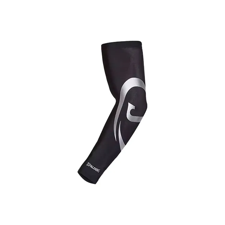 SPALDING Arm Guards Breathable, Protective, Slip Resistant Black, Blue Cotton, Elastane-0