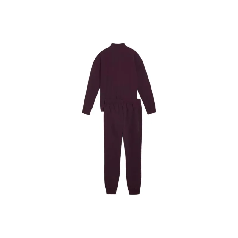 PUMA WOVEN Tracksuit Casual Suit Women's Midnight Plum-1