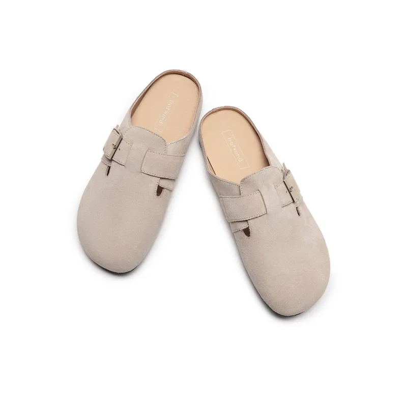 Hotwind Pinecone Grey Series Slip Resistant Closed Toe Slippers Women's-5