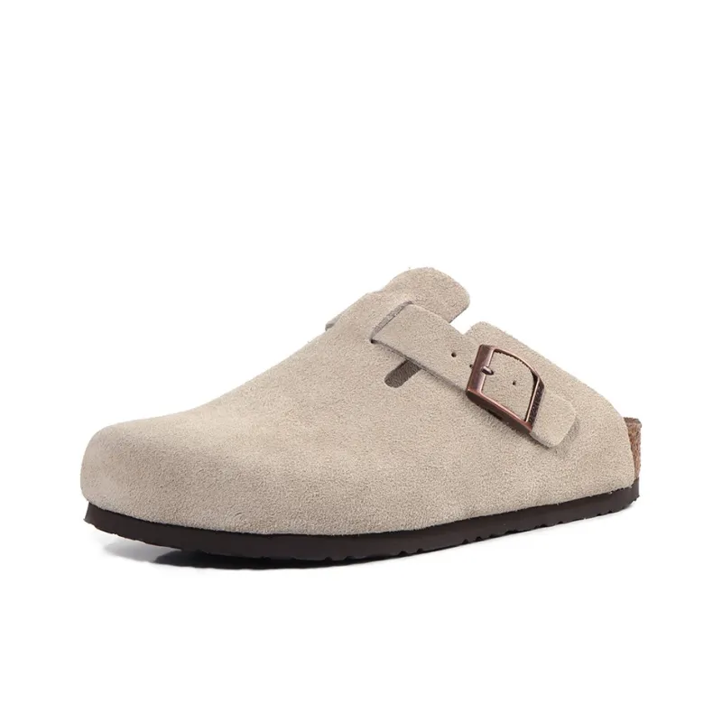 East Garden Works EVA Cork Sole Slip Resistant Abrasion Resistant Birkenstock Closed Toe Slippers Unisex-3