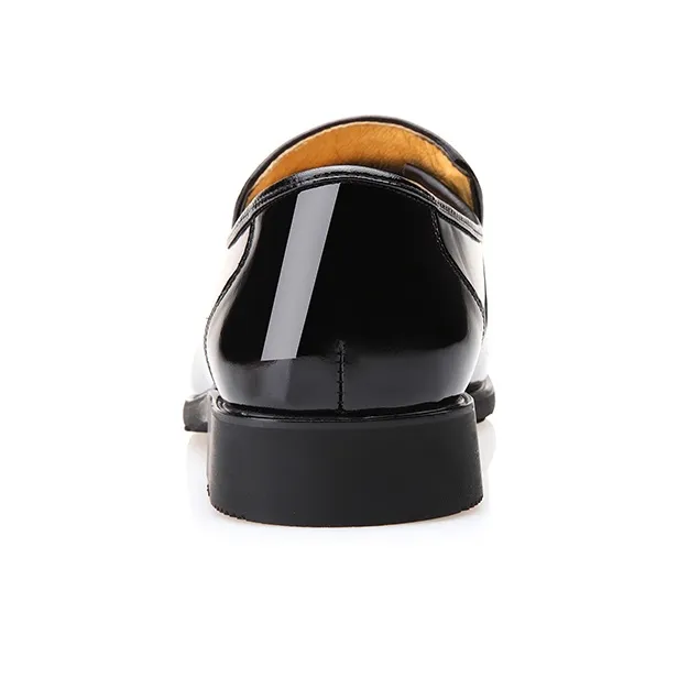 LAORENTOU Dress Shoes Men Low Top Black-16