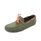 Khaki & Orange Lace-Up