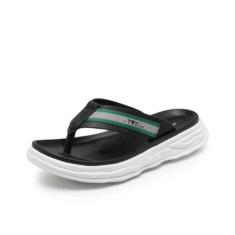 G.N.SHIJIA Stitching Odor Resistant Slip Resistant Flip Flops Men's-6