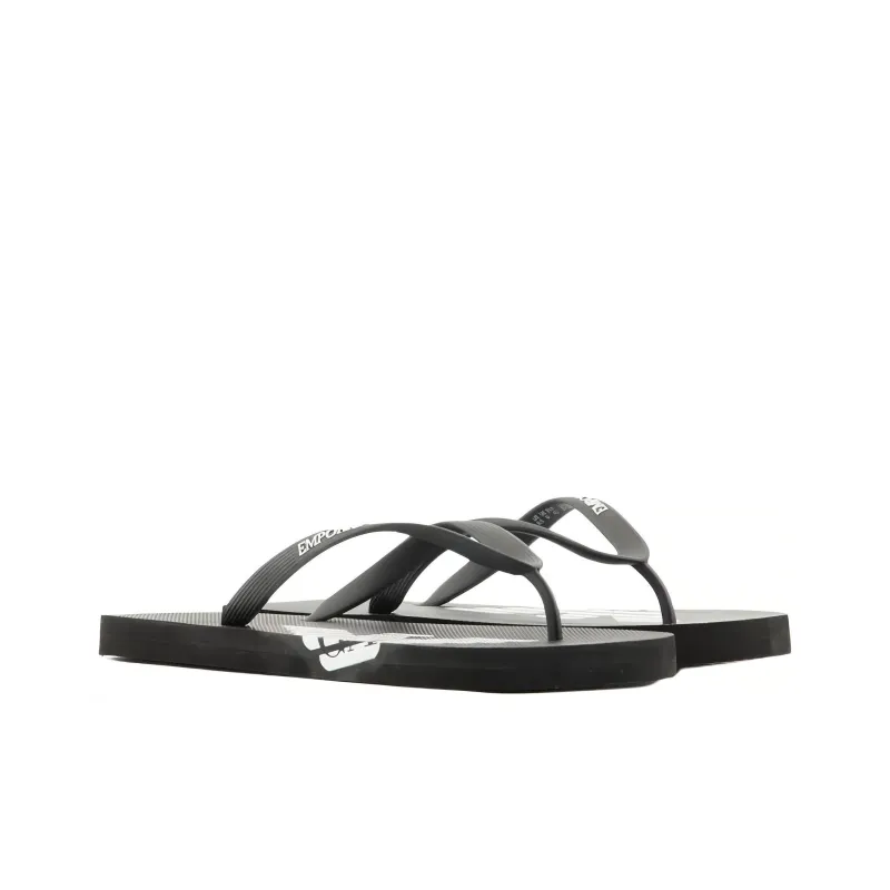EMPORIO ARMANI Logo strap Flip Flops-2